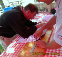 Measuring an entry at the Bass Derby